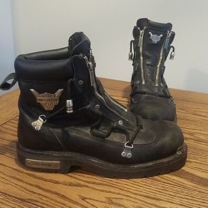 Harley Davidson size 11 leather boots
